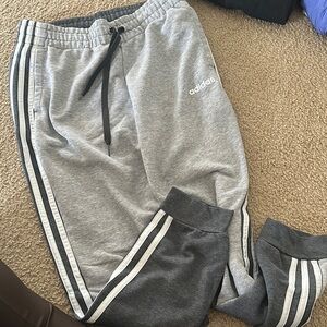 unique women Adidas Gray Sweatpants